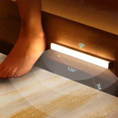 Réglette LED sans fil à détecteur de mouvement (Rechargeable USB & Magnétique)