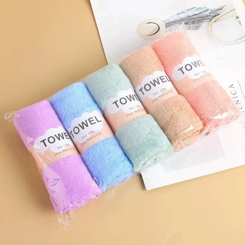 Lot de 5 serviettes ultra-absorbantes & douces (Visage & Mains)