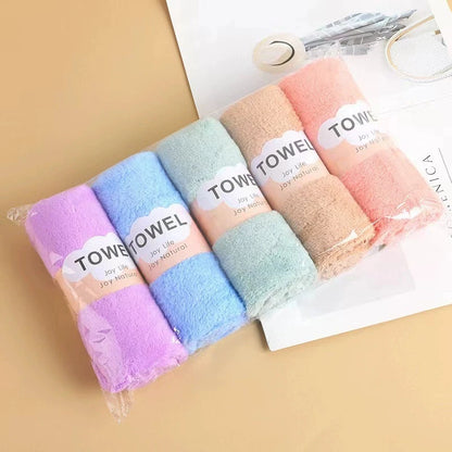 Lot de 5 serviettes ultra-absorbantes & douces (Visage & Mains)