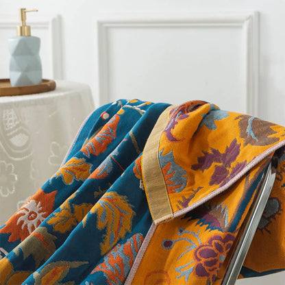 Grand drap de bain XL en gaze de pur coton (90 x 180 cm)