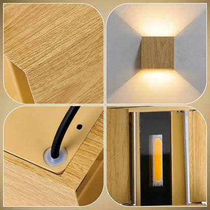 Applique murale extérieure LED bidirectionnelle en aluminium (Éclairage Haut & Bas - IP65)