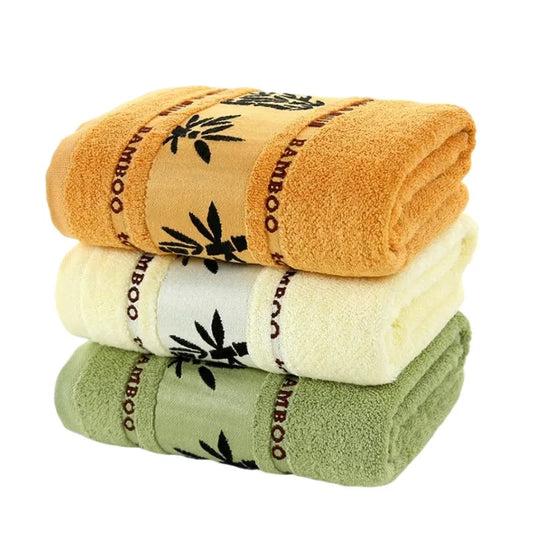Ensemble de serviettes de bain douces & absorbantes en fibre de bambou