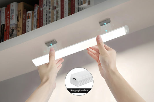 Réglette LED sans fil à détecteur de mouvement (Rechargeable USB & Magnétique)