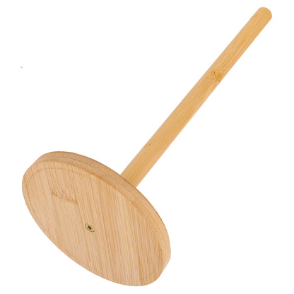 Porte-Essuie-Tout en Bambou Naturel – Support Vertical à Poser pour Cuisine & Salle de Bain