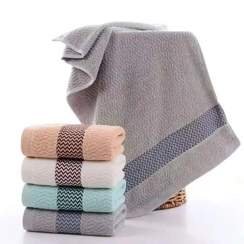 Duo de serviettes visage en pur coton moelleux
