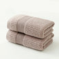 Duo de serviettes visage en pur coton moelleux