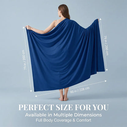 Couverture rafraîchissante effet « soie glacée » (Ice Silk)