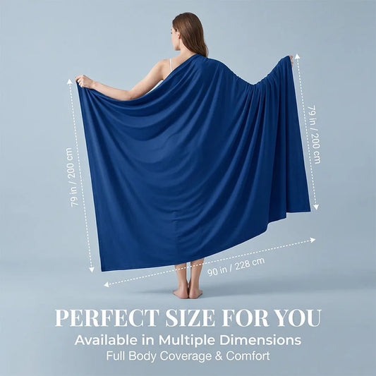 Couverture rafraîchissante effet « soie glacée » (Ice Silk)