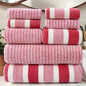 Ensemble complet de 8 serviettes de bain (Bain, Mains & Visage)