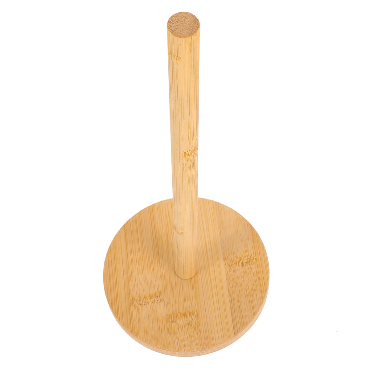 Porte-Essuie-Tout en Bambou Naturel – Support Vertical à Poser pour Cuisine & Salle de Bain
