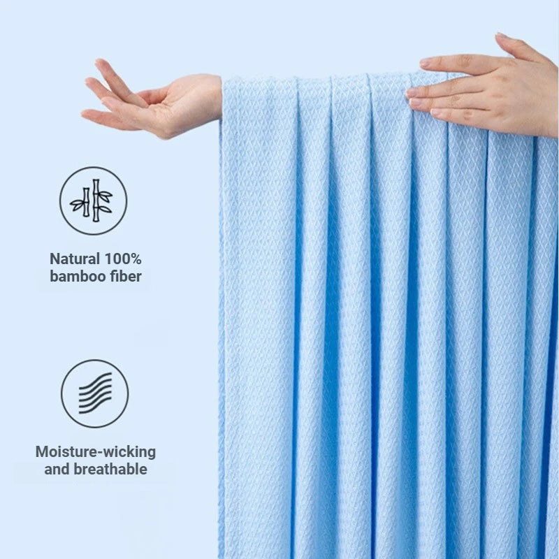 Couverture rafraîchissante légère en fibre de bambou (100 % naturelle)