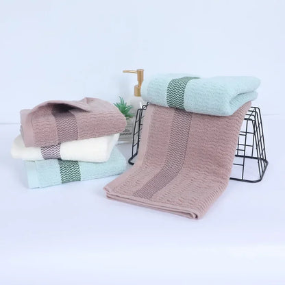 Duo de serviettes visage en pur coton moelleux