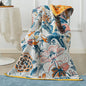 Grand drap de bain XL en gaze de pur coton (90 x 180 cm)