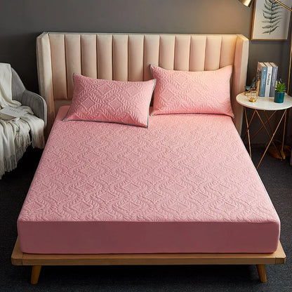 Protège-Matelas Imperméable Matelassé – Drap-Housse Matelassé Respirant & Anti-Acariens (140x200 / 160x200 cm)