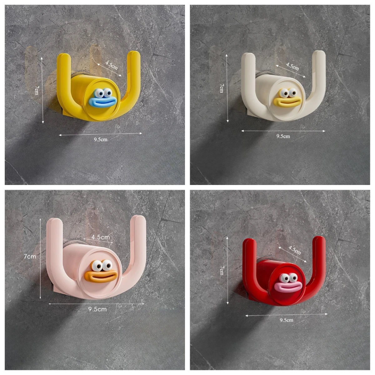 Rangement mural suspendu pour slippers & serviettes