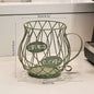 Porte-capsules à café design en métal - Corbeille de rangement moderne