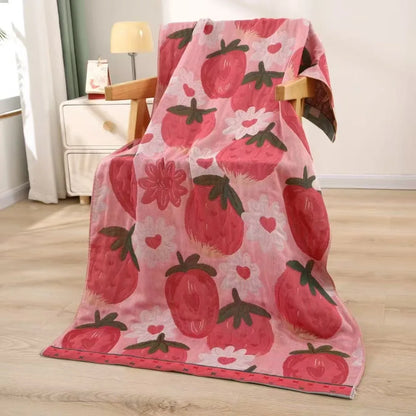 Grand drap de bain en gaze de coton multicouche – Doux & Respirant
