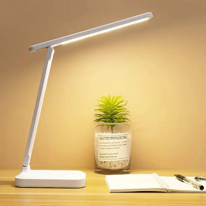 Lampe de Bureau LED Pliable Tactile – Éclairage Protection des Yeux avec Intensité Variable (3 Modes)