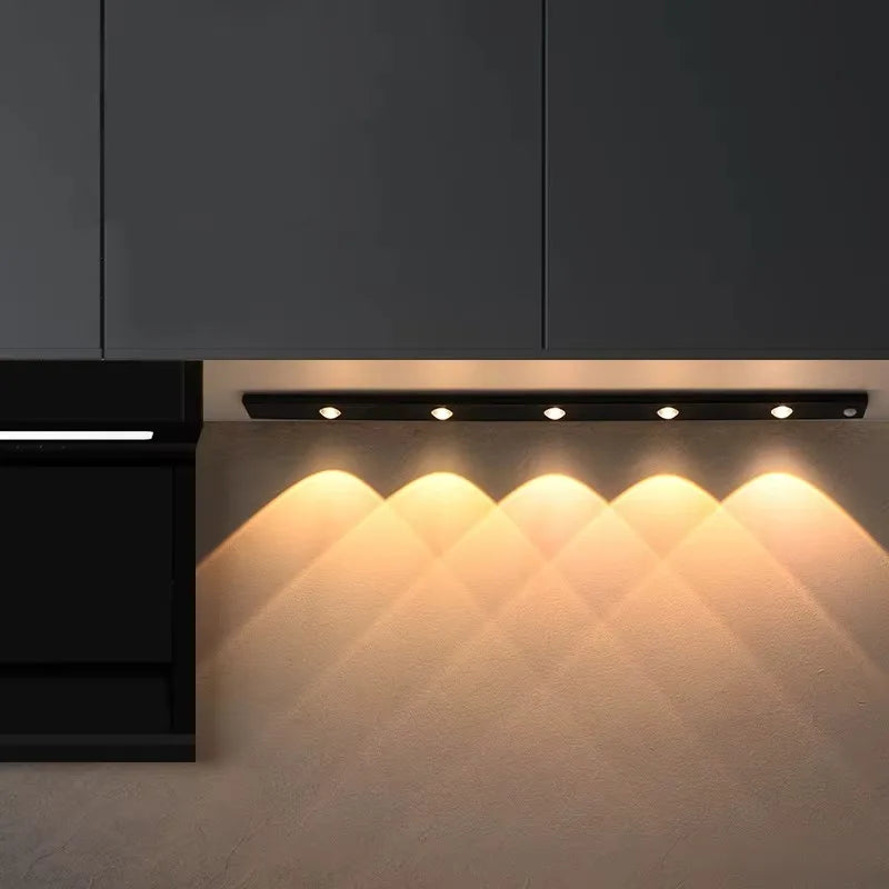 Réglette LED ultra-fine à détecteur de mouvement – 3 Couleurs & Intensité réglable (USB-C)