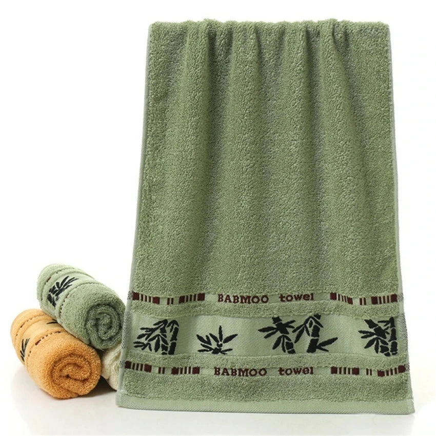 Ensemble de serviettes de bain douces & absorbantes en fibre de bambou