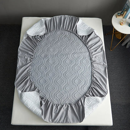 Protège-Matelas Imperméable Matelassé – Drap-Housse Matelassé Respirant & Anti-Acariens (140x200 / 160x200 cm)